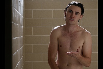 Spencer MacPherson Nude Shower Scenes in School Spirits