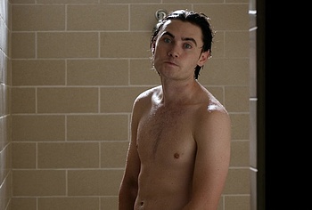 Spencer MacPherson Nude Shower Scenes in School Spirits
