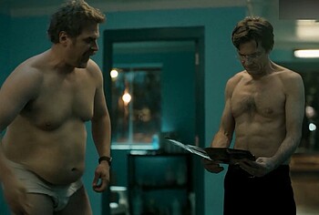 Jason Bateman and David Harbour Underwear Scenes in Dtf St Louis