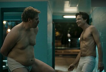 Jason Bateman and David Harbour Underwear Scenes in Dtf St Louis