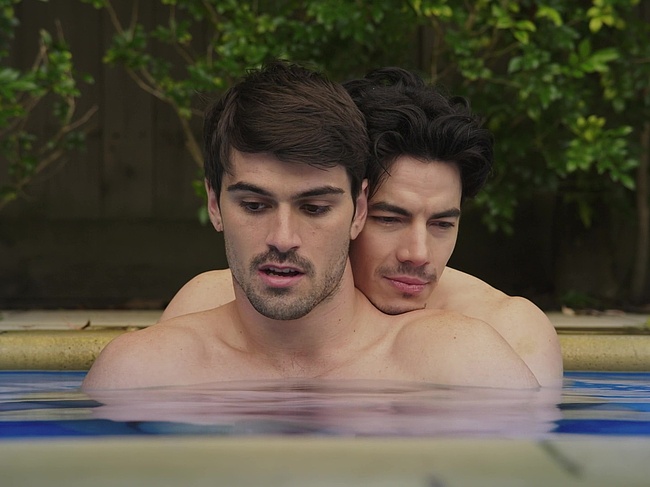 Alex Kaan Jakob Ambrose shirtless