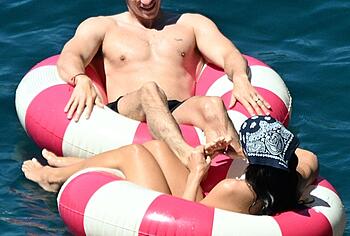 Callum Turner shirtless beach pics