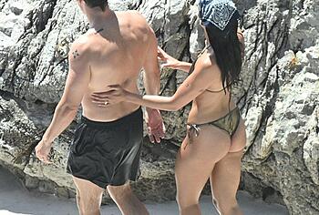 Callum Turner shirtless beach pics