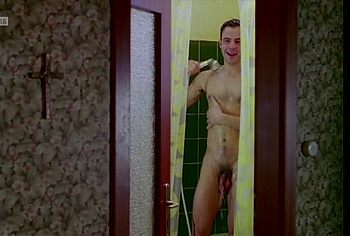 Felix Eitner Nude Dick In Shower Scenes in The Trio