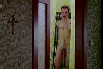 Felix Eitner Nude Dick In Shower Scenes in The Trio