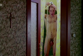 Felix Eitner Nude Dick In Shower Scenes in The Trio