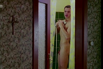 Felix Eitner Nude Dick In Shower Scenes in The Trio