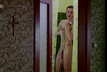 Felix Eitner Nude Dick In Shower Scenes in The Trio