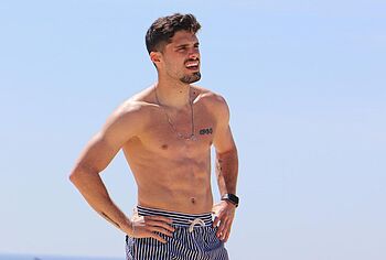 Pedro Neto Shirtless And Cock Bulge Photos
