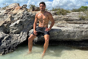 Chris Appleton shirtless and cock bulge photos
