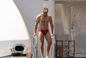Chris Appleton shirtless and cock bulge photos