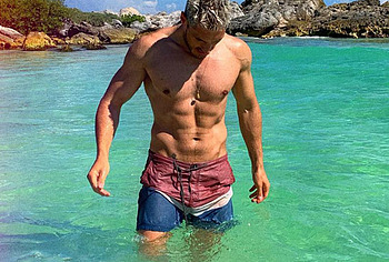 Chris Appleton shirtless and cock bulge photos