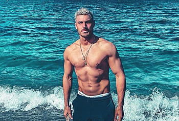 Chris Appleton shirtless and cock bulge photos