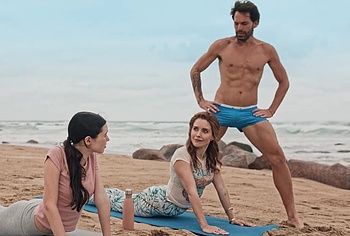 Jerry OConnell Tim Rozon and Chris van Rensburg Shirtless And Cock Bulge Scenes in Summers Last Resort
