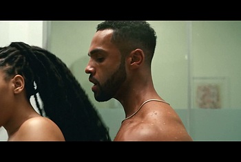 Lucien Laviscount Nude and Straight Sex in Strung