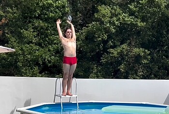 Ralphie Choo Shirtless And Cock Bulge Photos