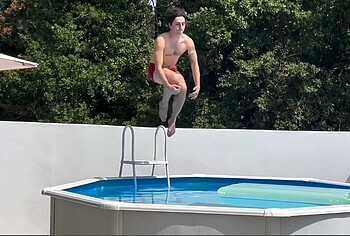 Ralphie Choo Shirtless And Cock Bulge Photos