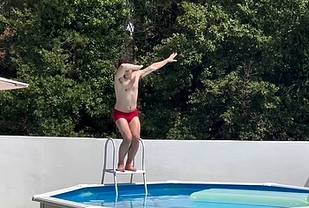Ralphie Choo Shirtless And Cock Bulge Photos