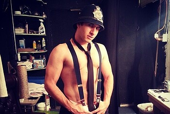 Josh Saleh nude and bulge underwear photos