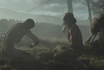 Bill Skarsgard and Hugh Jackman Nude Scenes in The Death Of Robin Hood