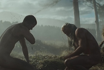 Bill Skarsgard and Hugh Jackman Nude Scenes in The Death Of Robin Hood