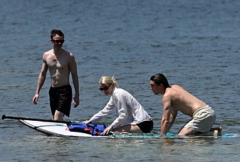 Malcolm McRae Shirtless And Sexy On A Beach