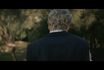 Stacy Clausen and Joe Bird Hot Gay Kiss in Leviticus