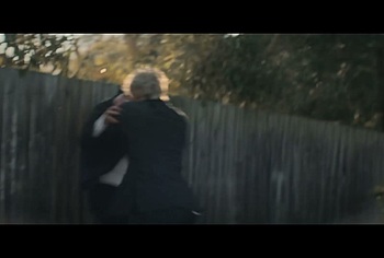 Stacy Clausen and Joe Bird Hot Gay Kiss in Leviticus