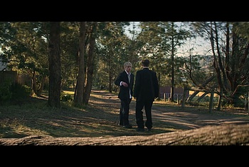 Stacy Clausen and Joe Bird Hot Gay Kiss in Leviticus