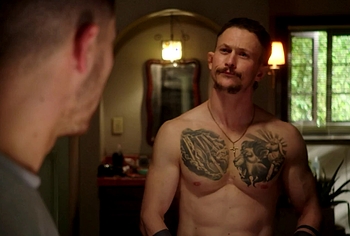 Jonathan Tucker Nude Tight Ass Scenes in Kingdom