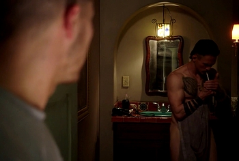 Jonathan Tucker Nude Tight Ass Scenes in Kingdom