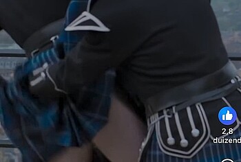 Jack Whitehall Nude Ass Upskirt Moment in Jack Whitehall Travels with My Father