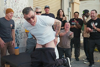 Steve-O Frontal Nude and Anal Fingering Scene in Jackass Best And Last