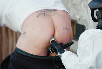 Steve-O Frontal Nude and Anal Fingering Scene in Jackass Best And Last