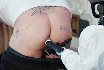 Steve-O Frontal Nude and Anal Fingering Scene in Jackass Best And Last