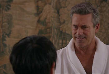 Jon Hamm Shirtless Shower Scenes in Gail Daughtry and the Celebrity Sex Pass