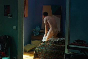 Jamie Bell Nude Butt and Underwear Scenes in Rosebush Pruning