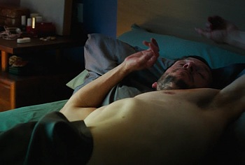 Jamie Bell Nude Butt and Underwear Scenes in Rosebush Pruning