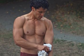 Kyle Clark Shows Nude Muscle Torso In Crew Girl