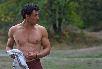 Kyle Clark Shows Nude Muscle Torso In Crew Girl