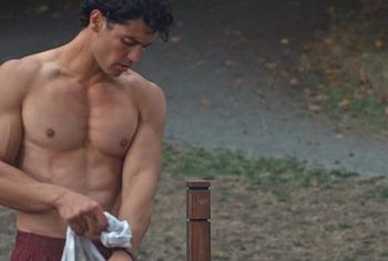 Kyle Clark Shows Nude Muscle Torso In Crew Girl