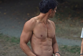 Kyle Clark Shows Nude Muscle Torso In Crew Girl