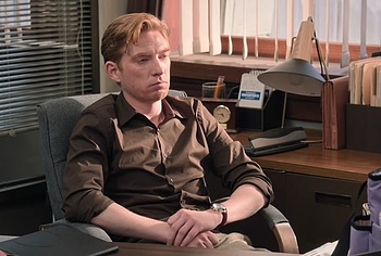 Domhnall Gleeson Bare Butt Scenes in The Paper