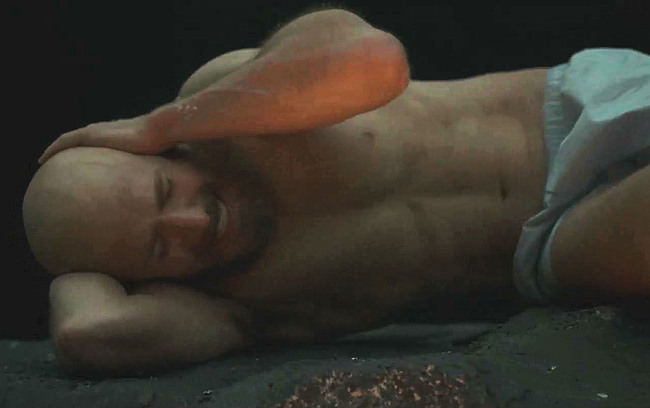Chris Evans Shirtless And Bulge Underwear Scenes in Sacrifice