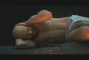 Chris Evans Shirtless And Bulge Underwear Scenes in Sacrifice